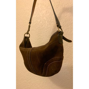 Coach Brown Suede SOHO Mini Bag